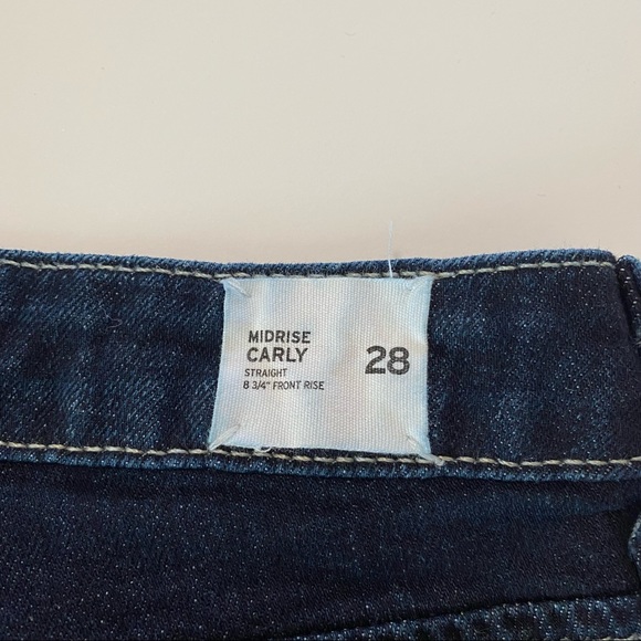 Hudson Midrise Carly Dark Wash Jeans 28 - Picture 6 of 6